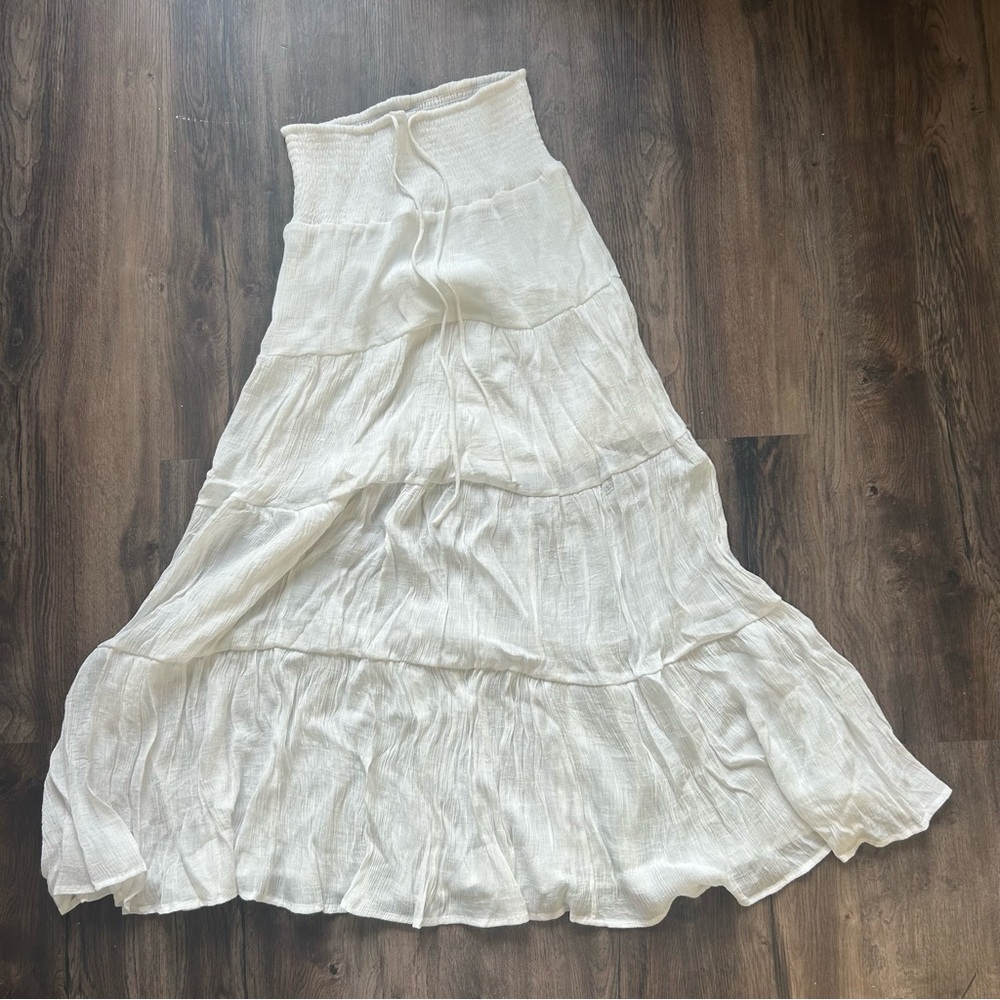 White Maxi Skirt